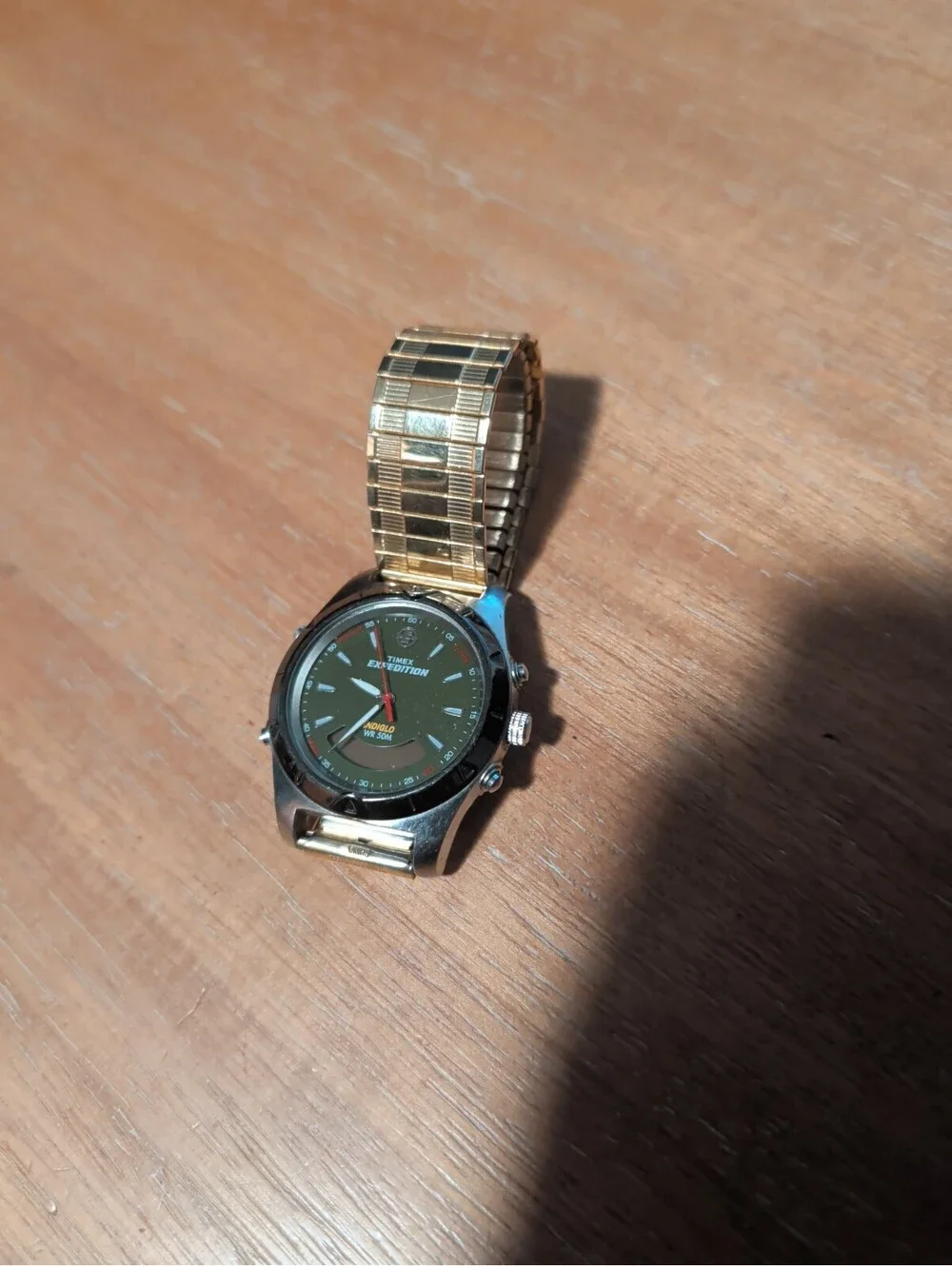 Timex Expedition Watch Men's Green Dial Analog/Digital Needs Battery